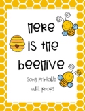 Here is the Beehive Song Printable and Props