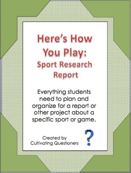 Preview of Here's How You Play: Sports Research Kit for Sports Writing Projects