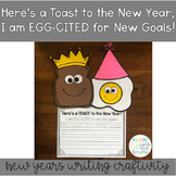 Here’s a Toast to the New Year,  I am EGG-CITED for New Goals!