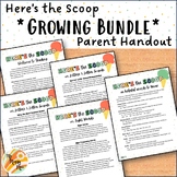 Here's the Scoop Parent Reading Handout Bundle