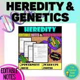 Heredity & Genetics Life Science Unit Notes Slides Bellrin