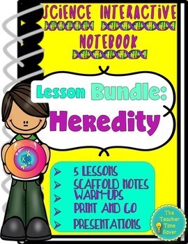 Preview of Genetics & Heredity Curriculum Bundle - Middle School Biology Science Notebook