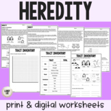 Heredity - Reading Comprehension Worksheets