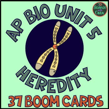 Preview of AP Bio Unit 5 Heredity Review Cards