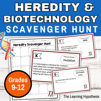 Preview of Heredity and Biotechnology Scavenger Hunt