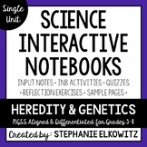 Heredity and Genetics Interactive Notebook Unit | Editable Notes