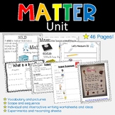 Matter Activities and Experiments for Kindergarten