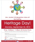 Heritage Day Flyer