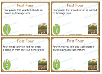 Preview of Heritage Fast Four