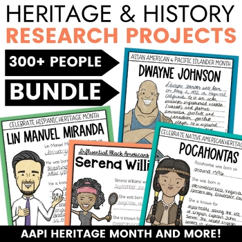 Preview of Diversity Reports BUNDLE with Asian Pacific American Heritage Month Activities +