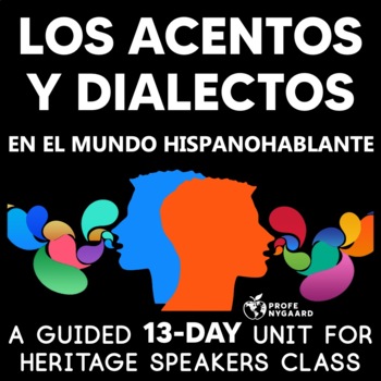 Preview of Heritage Speakers Unit: Los acentos y dialectos en el mundo hispanohablante