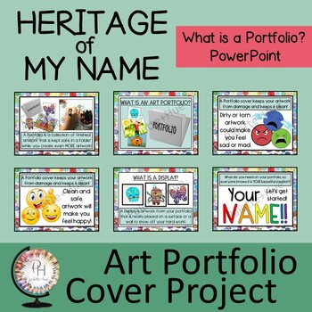 Heritage of My Name | Art Portfolio Cover Project by Palette and Hue