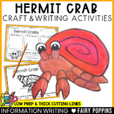 Hermit Crab Craft & Writing | Pets Unit, Vet Clinic Activities