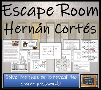 Preview of Hernan Cortes Escape Room Activity