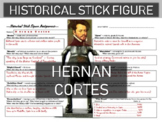 Hernan Cortes Historical Stick Figure (Mini-biography)