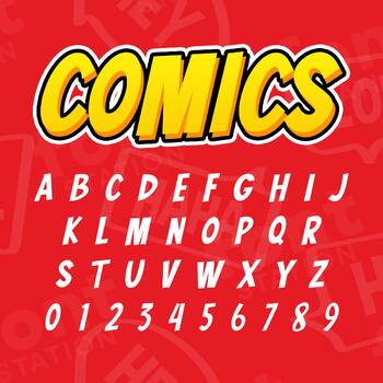 Preview of Hero Comic Font | Superheroes Cartoon Letters | FontStation