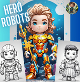 Hero robots Coloring pages - creative coloring ideas