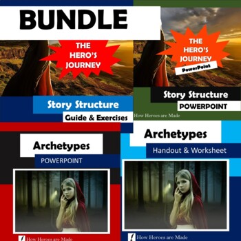 Preview of Hero's Journey & Archetypes Full Bundle - Creative Writing - Literature