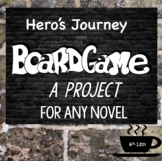 Hero's Journey Board Game, for ANY NOVEL,  Student Project