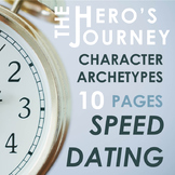 Hero's Journey Character Speed Dating Game, Interactive Fun