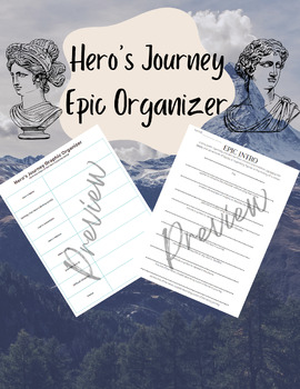 Preview of Hero's Journey Epic Organizer
