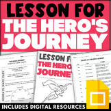 Hero’s Journey Worksheets - Mini Lesson and Outline for He