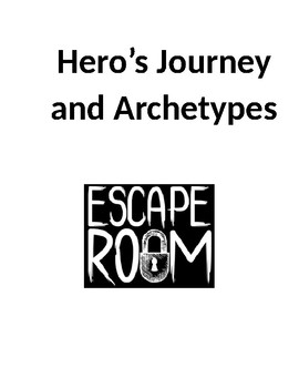 Preview of Hero's Journey and Archetypes Escape Room Review
