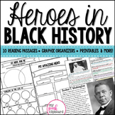 Heroes of Black History - Close Reading Passages & Printables