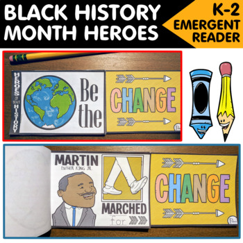 Preview of Heroes of Black History Month - Emergent Reader