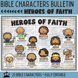 Heroes of Faith Bulletin Board: Editable PowerPoint - Chri