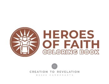 Preview of Heroes of Faith Coloring Pages - Quarter Size
