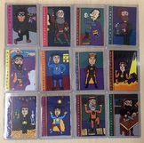 Superheroes of the Renaissance Cartoon Trading Cards (12 C