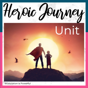 Preview of Heroic Journey Unit Bundle - Introduction PPT, Notes, and Project