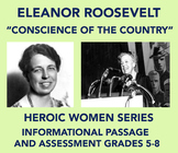 Heroic Women: Eleanor Roosevelt (Reading Comprehension Pas