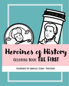 Preview of Heroines of History Coloring Book: The First