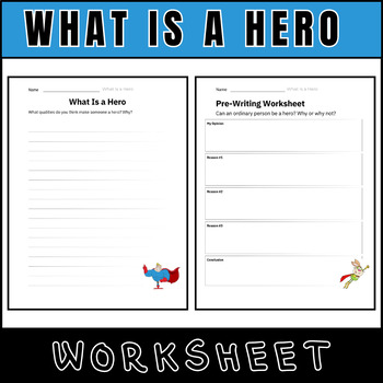 Preview of Heroism : Worksheets for Cultivating Heroic Thinking
