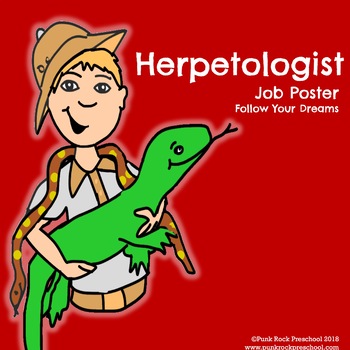 Preview of Herpetologist Job Poster - Discover Your Passions