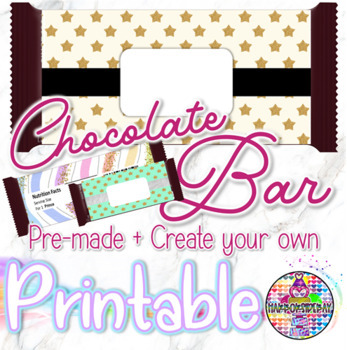 hershey chocolate bar template