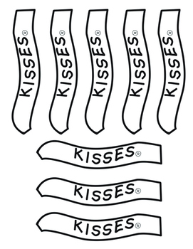 Hershey Kiss Stencil