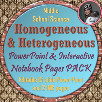 Preview of Heterogeneous and Homogeneous Mixtures INB Pages & PowerPoint Bundle