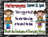 Heteronyms- Break the Confusion of Everyday Words