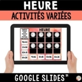 Heure - version numérique pour Google Classroom™ - French 