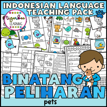 Preview of Hewan Peliharaan Indonesian Pets teaching pack