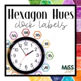 Hexagon Hues Clock Labels