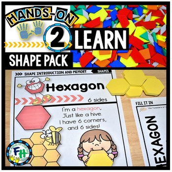 Preview of Hexagon Shape Activity Pack for Preschool