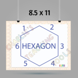 Hexagon Vocabulary Sheet