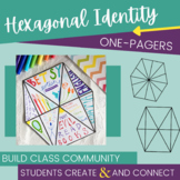 Hexagonal Thinking One-Pagers: First Day Activity l one pa
