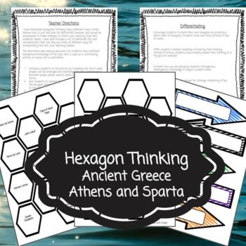 Preview of Hexagonal Thinking - Ancient Greece - Athens and Sparta