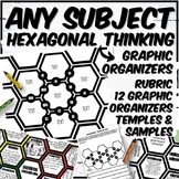 Hexagonal Thinking Graphic Organizer Templates (for any topic)