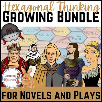 Preview of Hexagonal Thinking Growing Bundle - Novels and Plays